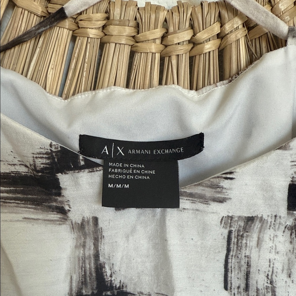 Armani Exchange Monochrome Checkered Camisole - Picture 2 of 10
